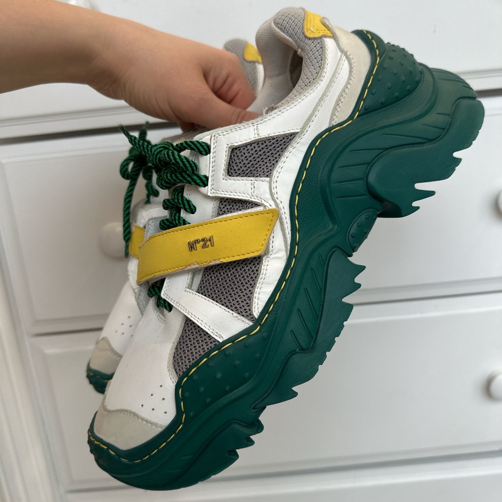 N°21 Chunky Platform Sneakers 💛
🇮🇹 Made in Italy